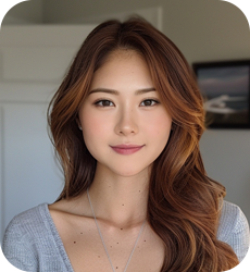 After applying AI Beauty filter